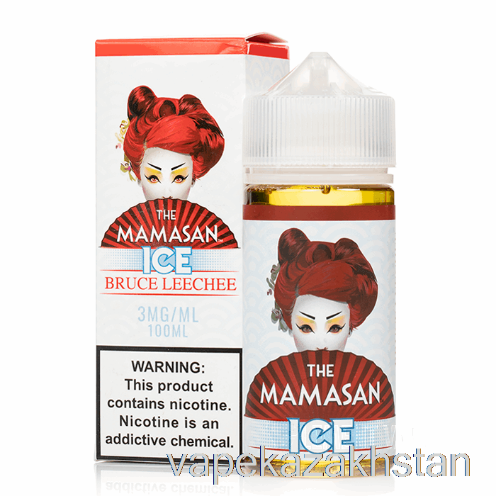 Vape Kazakhstan ICE Bruce Leechee - The Mamasan E-Liquid - 100mL 6mg